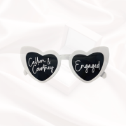 Personalized Wedding Sunglasses – With Name & Date