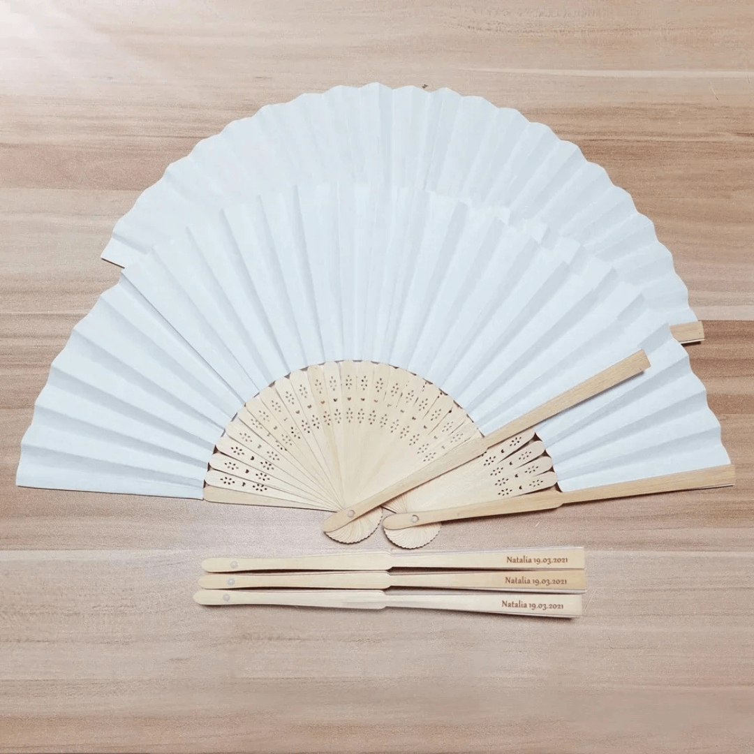 Personalized Wedding Fan