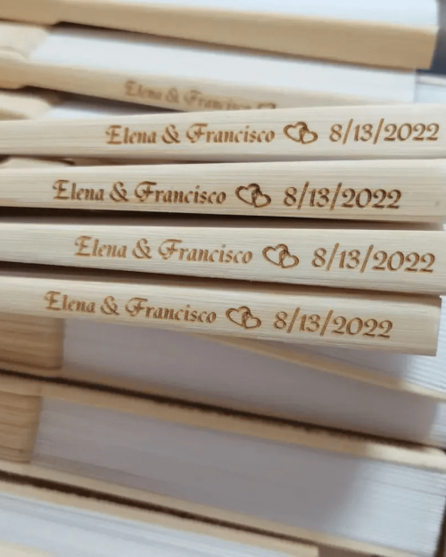 Personalized Wedding Fan