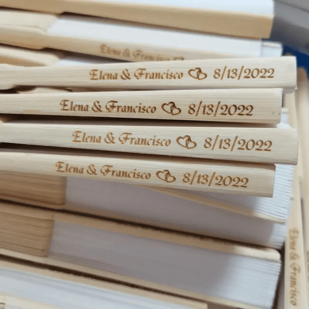 Personalized Wedding Fan